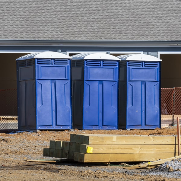 what is the cost difference between standard and deluxe porta potty rentals in Eldred New York